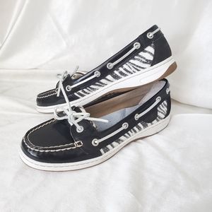 Sperry Top-Sider loafer in black zebra